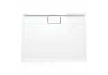 BROOKLYN acrylic shower tray prysznicowy rectangular, 90x120cm - white shine