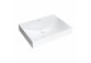 Countertop washbasin/hanging OMNIRES NAXOS M+, 60 x 46cm - white shine 