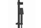 Shower black shower column Corsan Ango square overhead shower with mixer mieszaczową