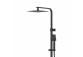 Shower shower column Corsan Ango square overhead shower with mixer mieszaczową and swivel spout wannową