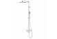 Shower shower column Corsan Ango chrome CMN02TCH square overhead shower with mixer termostatyczną
