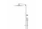 Shower shower column Corsan Ango chrome CMN02TCH square overhead shower with mixer termostatyczną