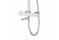 Shower shower column Corsan Ango chrome CMN02TCH square overhead shower with mixer termostatyczną