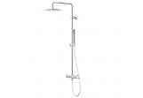 Shower shower column Corsan Lugo round overhead shower with mixer mieszaczową