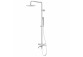 Shower shower column Corsan Lugo round overhead shower with mixer mieszaczową