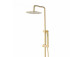 Shower złota shower column Corsan Lugo round overhead shower with mixer mieszaczową