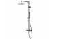 Shower złota shower column Corsan Lugo round overhead shower with mixer mieszaczową and swivel spout wannową