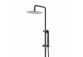 Shower złota shower column Corsan Lugo round overhead shower with mixer mieszaczową and swivel spout wannową