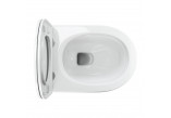 Bezkołnierzowa bowl toilette hanging OMNIRES OTTAWA COMFORT with soft-close WC seat, 54 x 37 cm