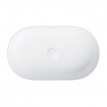 Countertop washbasin OMNIRES MESA, 53 x 32 cm - white mat