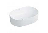 Countertop washbasin OMNIRES MESA, 53 x 32 cm - white shine