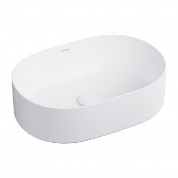 Countertop washbasin OMNIRES MESA, 53 x 32 cm - white shine