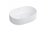 Countertop washbasin OMNIRES MESA, 46 x 31 cm - white shine