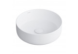 Countertop washbasin OMNIRES TULSA , ø36 cm - white mat