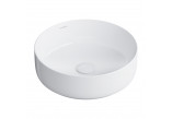 Countertop washbasin OMNIRES TULSA , ø36 cm - white mat