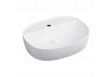 Countertop washbasin OMNIRES ATLANTA , 51 x 39 cm - white shine