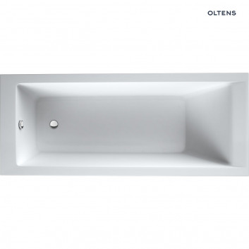 Oltens Langfoss bathtub rectangular 140x70 cm acrylic - white 