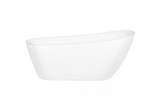 Oltens Gocta bathtub freestanding 170x78 cm oval acrylic - white 