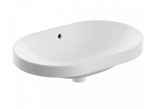 Washbasin Geberit Variform 60x40 cm drop in, oval KeraTect - white