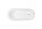 Oltens Stygg bathtub freestanding 160x73 cm oval acrylic - white