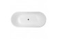 Oltens Gocta bathtub freestanding 160x75 cm oval acrylic - white