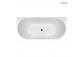 Oltens Folda bathtub freestanding 170x72 cm oval acrylic - white