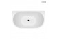 Oltens Ebba bathtub freestanding 170 x 80 cm acrylic - white