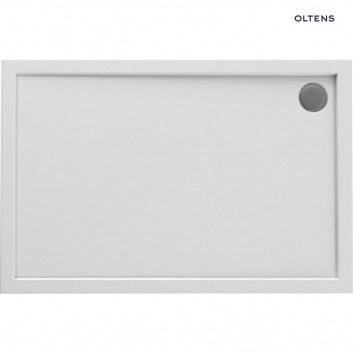 Oltens Superior shower tray rectangular 120x70 cm acrylic - white 