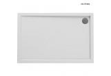 Oltens Superior shower tray rectangular 140x80 cm acrylic - white