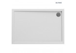 Oltens Superior shower tray rectangular 120x80 cm acrylic - white