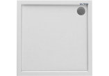 Oltens Superior square shower tray 90x90 cm acrylic - white