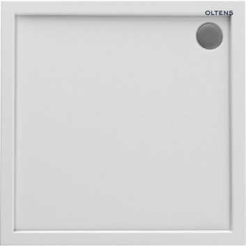 Oltens Superior square shower tray 90x90 cm acrylic - white