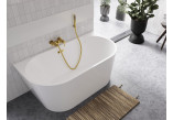 Bathtub wallmounted Besco Vica, 170x80cm, acrylic, white