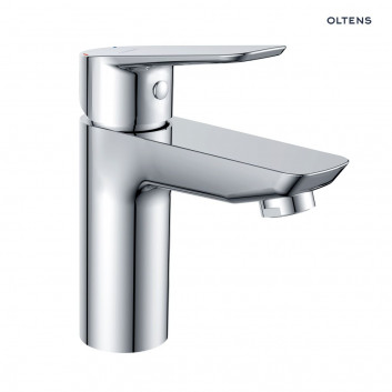 Oltens Jog washbasin faucet standing low - chrome