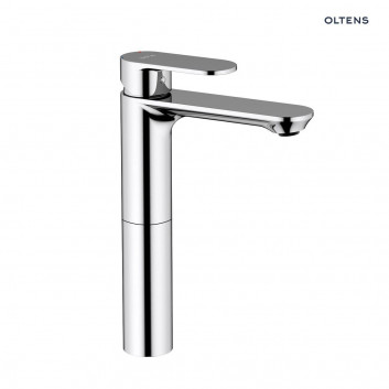 Oltens Gota washbasin faucet standing tall - chrome
