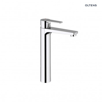 Oltens Gulfoss washbasin faucet standing tall - chrome 
