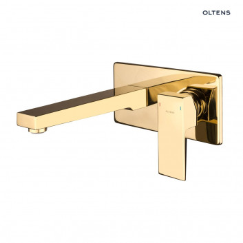 Oltens Molle washbasin faucet concealed complete - gold szczotkowane