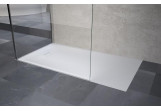 Shower tray rectangular Novellini Novosolid 140x80 cm, konglomeratowy - white
