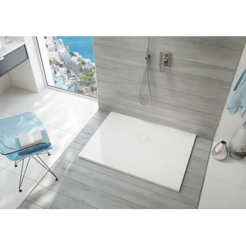 Sanplast Open Mineral Shower tray rectangular 80x100x1,5 cm white