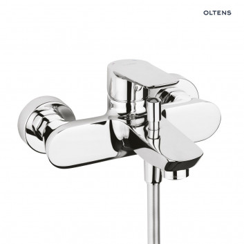 Oltens Jog mixer bath-shower wall mounted - chrome