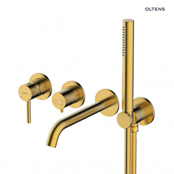 Oltens Molle mixer bath-shower concealed 4 hole - gold