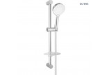 Shower set Oltens Driva EasyClick Alling 60 with soap dish - chrome/white
