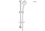 Shower set Oltens Driva EasyClick (S) Alling 60 with soap dish - gold shine/white