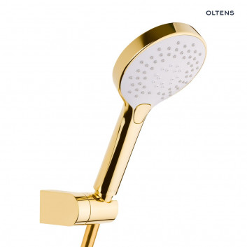 Shower set Oltens Saxan EasyClick Gide - chrome/white