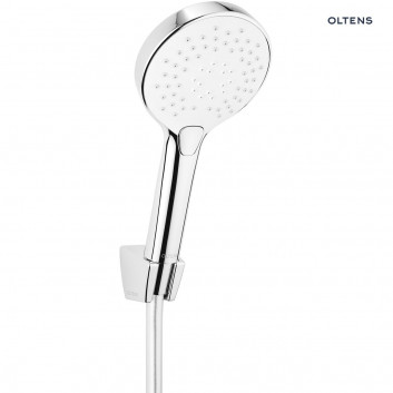 Shower set Oltens Driva EasyClick Gide - gold shine/white