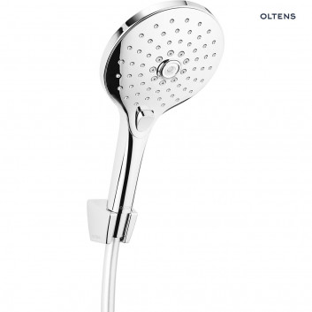 Shower set Oltens Driva EasyClick (S) Gide - gold shine/white