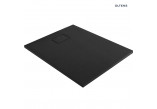 Oltens Bergytan shower tray rectangular 100x80 cm RockSurface - black 