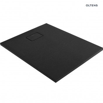 Oltens Bergytan shower tray rectangular 100x80 cm RockSurface - white