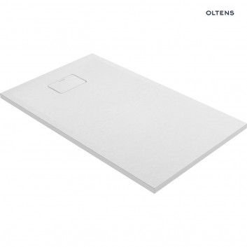 Oltens Bergytan shower tray rectangular 100x90 cm RockSurface - szary beton