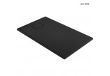 Oltens Bergytan shower tray rectangular 120x70 cm RockSurface - black